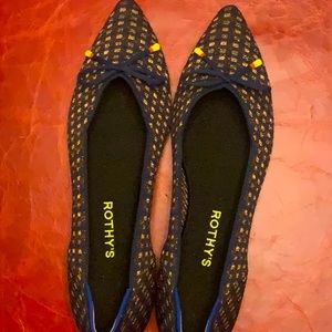 Rothy’s The Point in Evening Metallic. Size 11